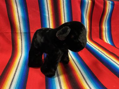 Medium Plush Club Lamb Black